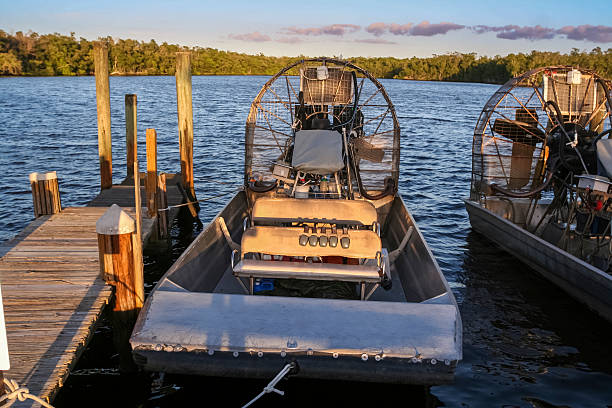 istock Air Boat in everglades national park 486768367