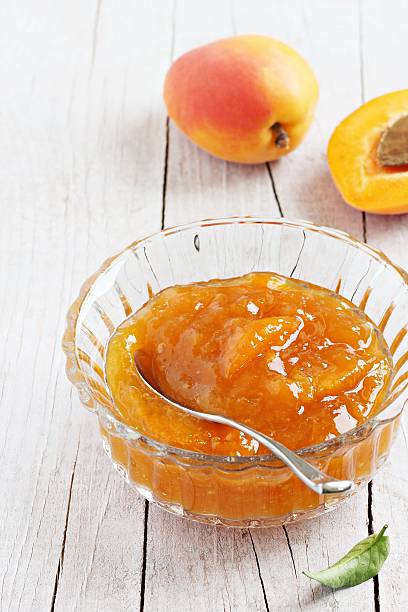 istock Homemade delicious apricot jam 486770702