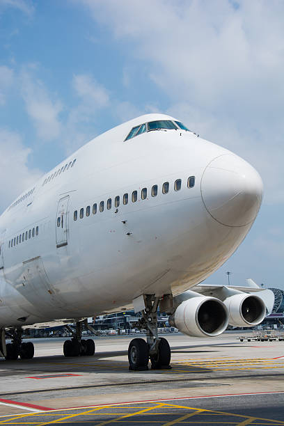 istock Passenger planes at the airport 486770736