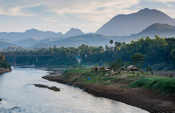 istock Nam Khan River from Luang Prabang, Laos 486772068