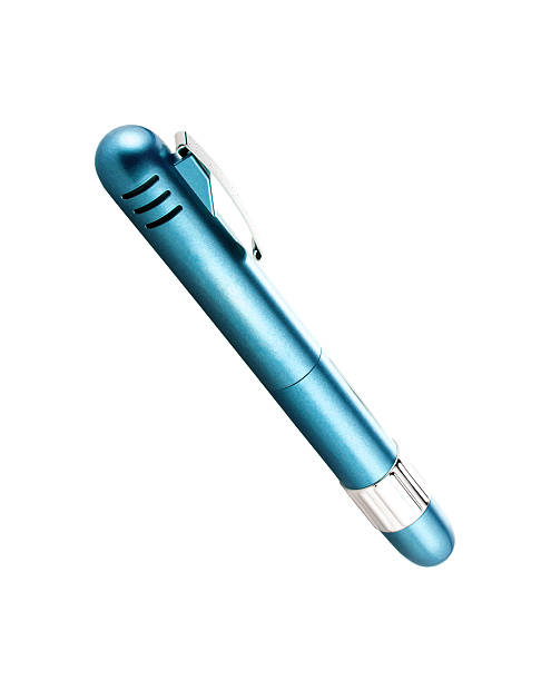 istock Close up of blue pen 486775192