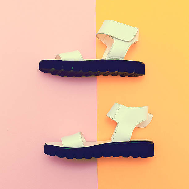Fashion summer shoes. Sandals.