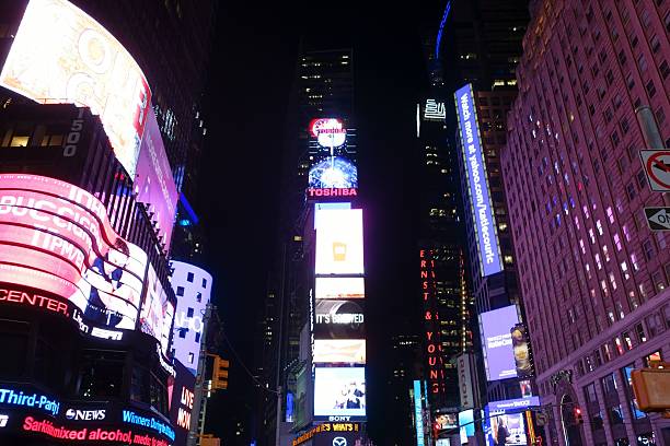 istock Times Square at Broadway in Manhattan at night, New York 486778558