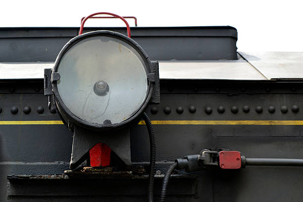 Old train vintage style lamp