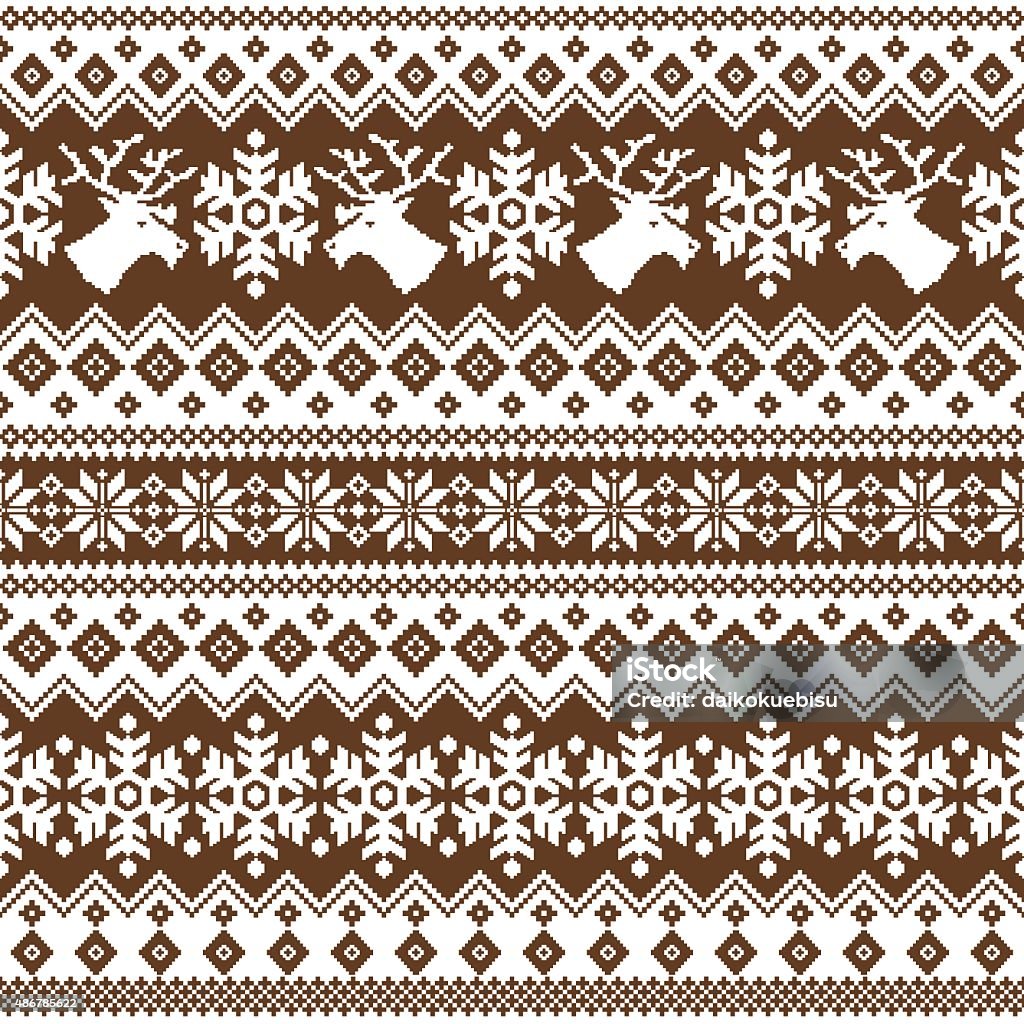 Nordic Pattern Abstract Nordic Design Pattern Stock Illustration - Download Image Now - 2015 ...