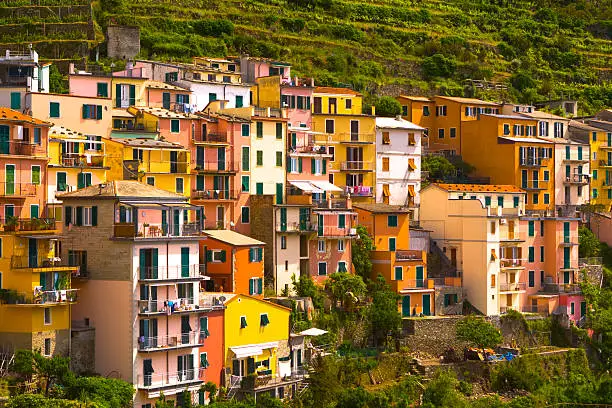 Manarola village in Cinque Terre, ItalyLandscape of Manarola village in Cinque Terre, Italy