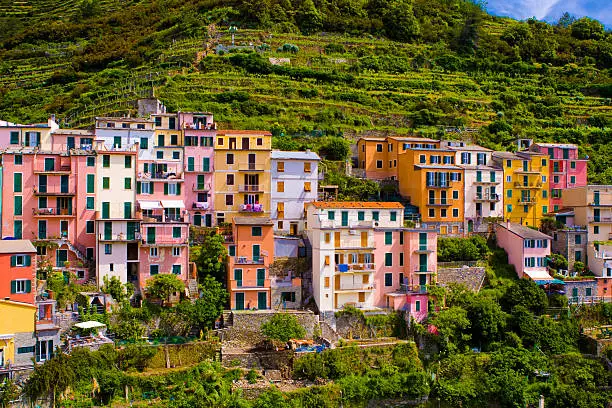Manarola village in Cinque Terre, ItalyLandscape of Manarola village in Cinque Terre, Italy