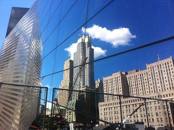 istock Reflection of New York City buildings 486786559