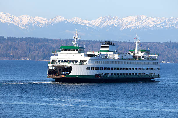 Seattle Ferry stock photo