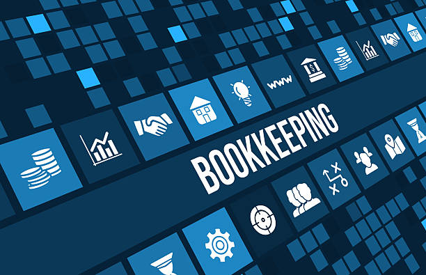 istock bookkeeping  concept image with business icons and copyspace. 486788812