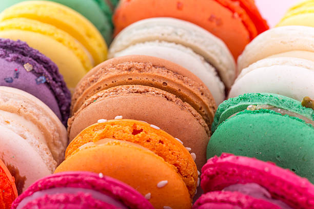 istock Colorful french macaroons 486788841
