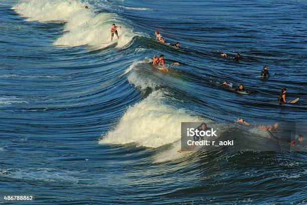 Surf In Rio Stock Photo - Download Image Now - Arpoador Beach, Breaking Wave, Surfing