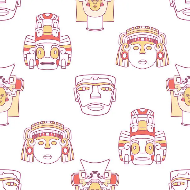 Vector illustration of Mexican vector pattern