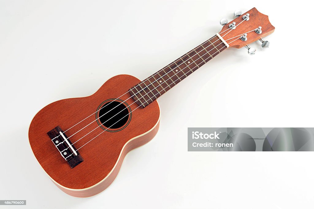 Hölzerne ukulele - Lizenzfrei Ukulele Stock-Foto