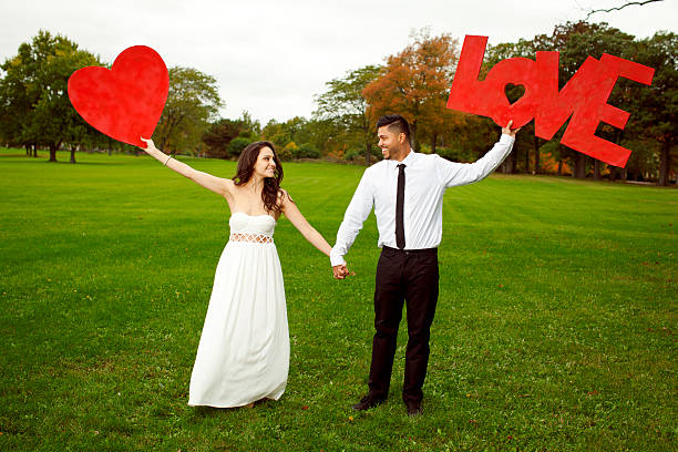 istock Happy beautiful couple in love. 486791653