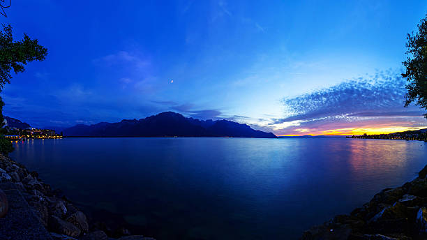 Lake Geneva at Dusk