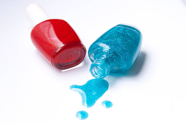 istock bottles with bright nail polish isolated on white 486792217