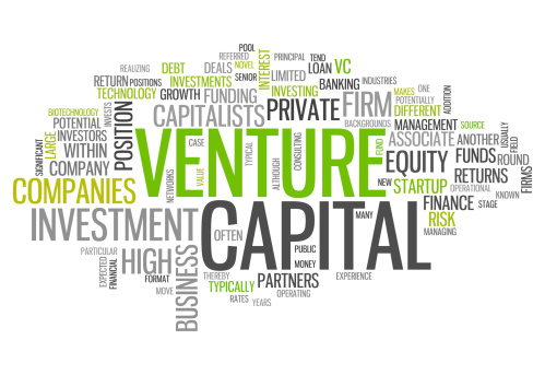 Word Cloud with Venture Capital related tags