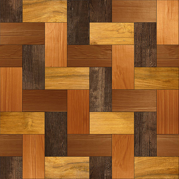 istock Wooden parquet - seamless background - Wood paneling 486792856