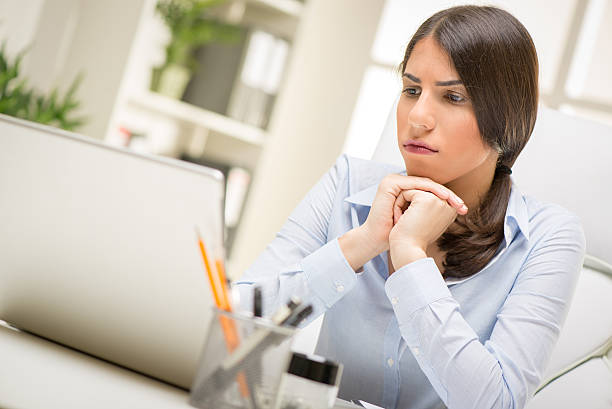 istock Businesswoman Working On Laptop 486793800
