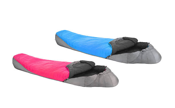 istock Sleeping bags used to keep warm on camping trips 486794172