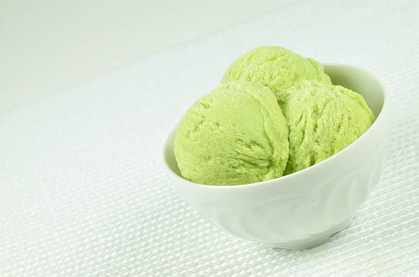istock Pistachio Ice Cream in a Bowl 486795880