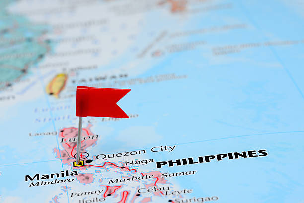 istock Manila pinned on a map of Asia 486797706