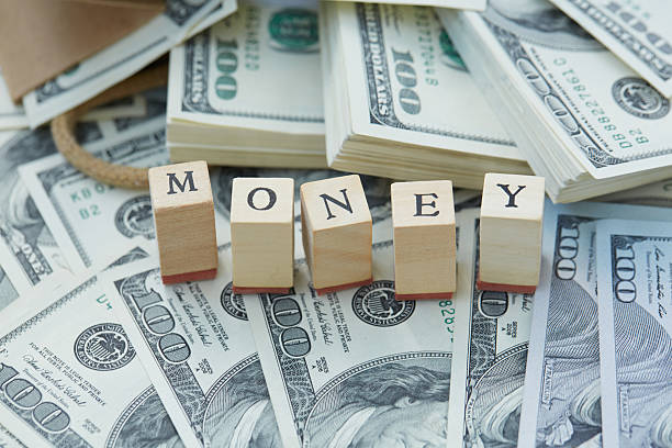 istock Wooden blocks - the inscription money 486797818