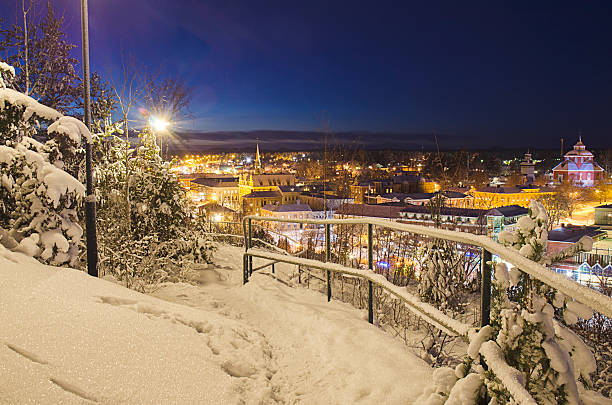 istock View of small swedish town 486797934
