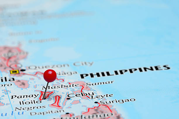 istock Iloilo pinned on a map of Asia 486798280