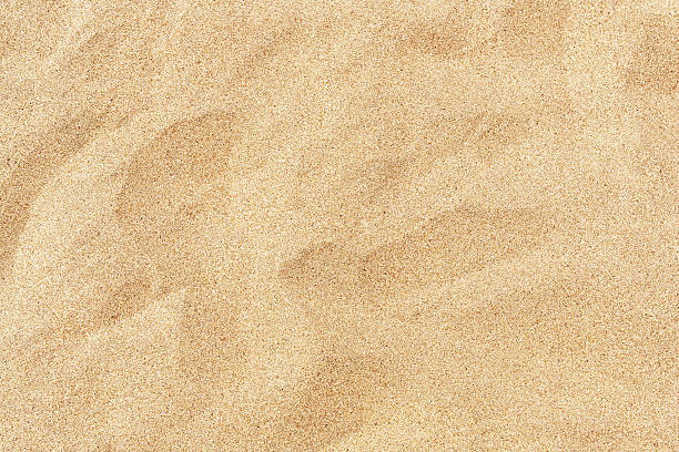 playa de fina arena en el sol de verano - sand pattern fotografías e imágenes de stock