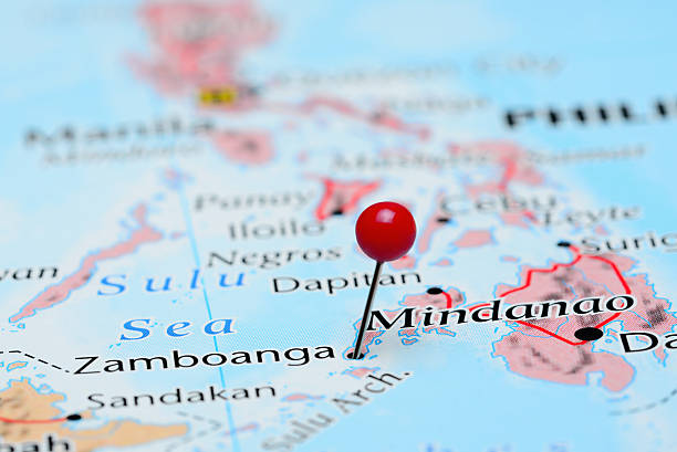 istock Zamboanga pinned on a map of Asia 486798638