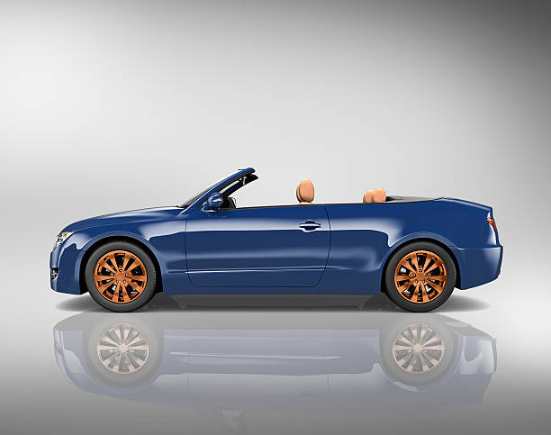 istock Car Convertible Transportation 3D Illustration Concept 486800062