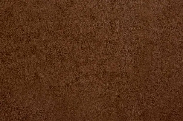 Photo of Brown leather texture as background