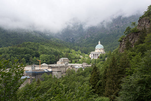 Santuario Oropa-Biella-Italia - foto de stock