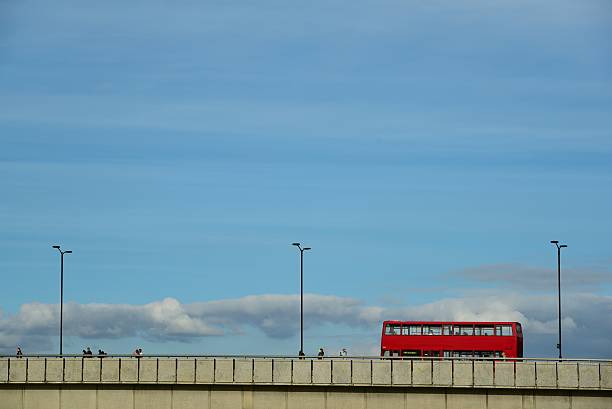 istock London bus crossing London Bridge 486806232
