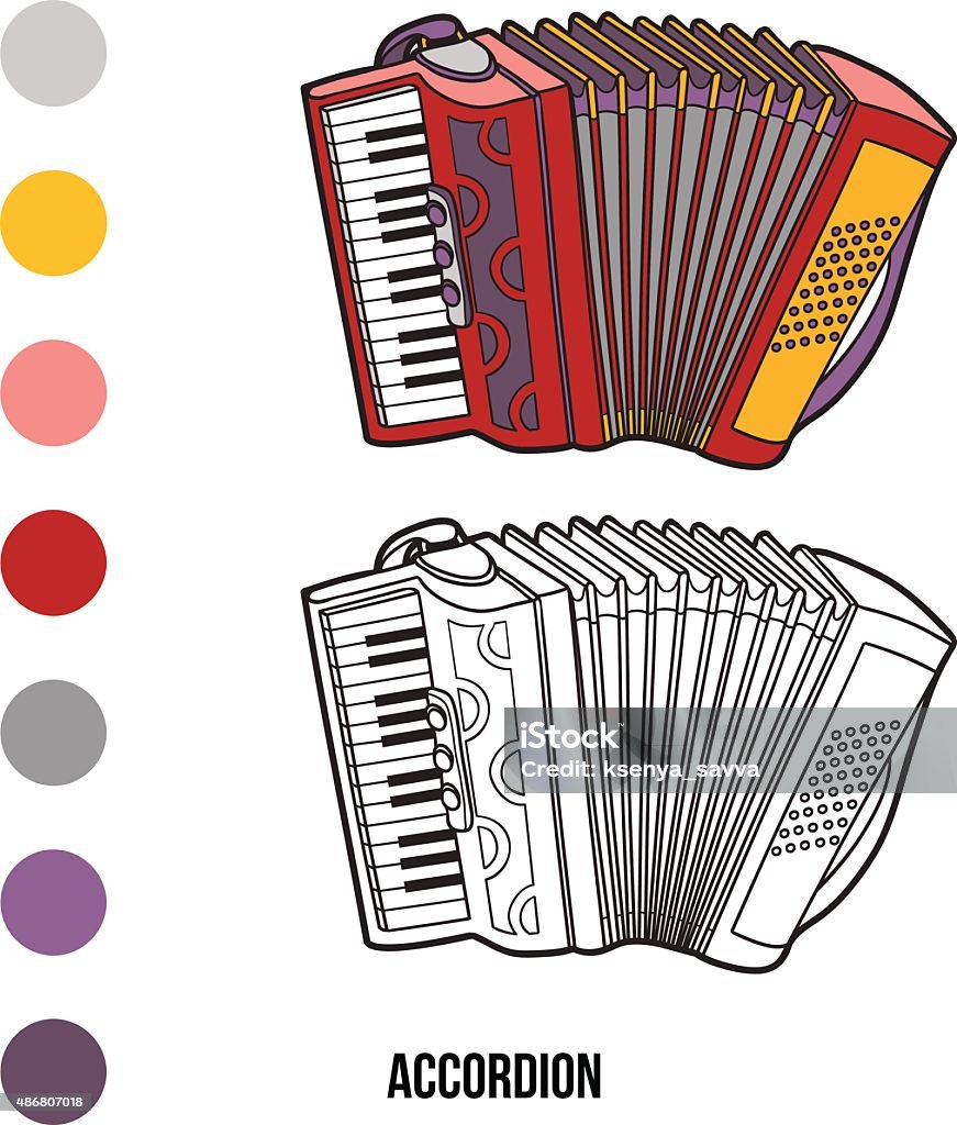 Introducir 174+ images acordeon para colorear