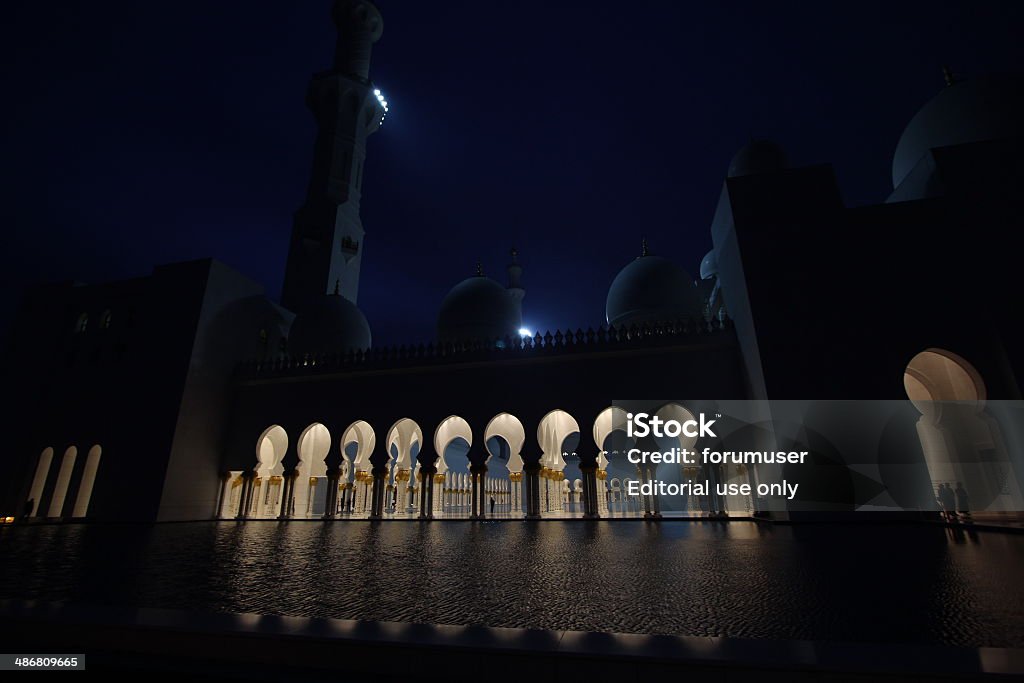 Grande Mesquita - Foto de stock de Abu Dhabi royalty-free