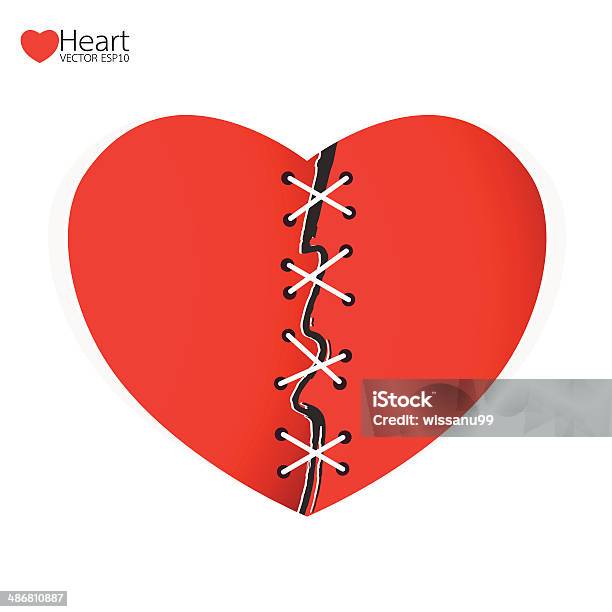 Ilustración de Remediar Corazón Un Concepto Independiente Ilustración Vectorial y más Vectores Libres de Derechos de Símbolo en forma de corazón