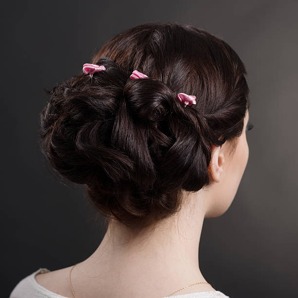 istock hairstyles brunette girl in studio 486812339