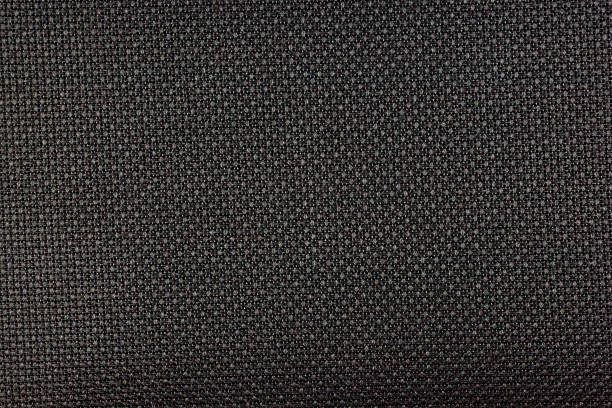 istock Closeup of Dark Fabric Showing Coarse Texture 486812557