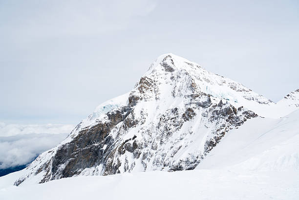 istock Mountain peaks of winter alps 486813078