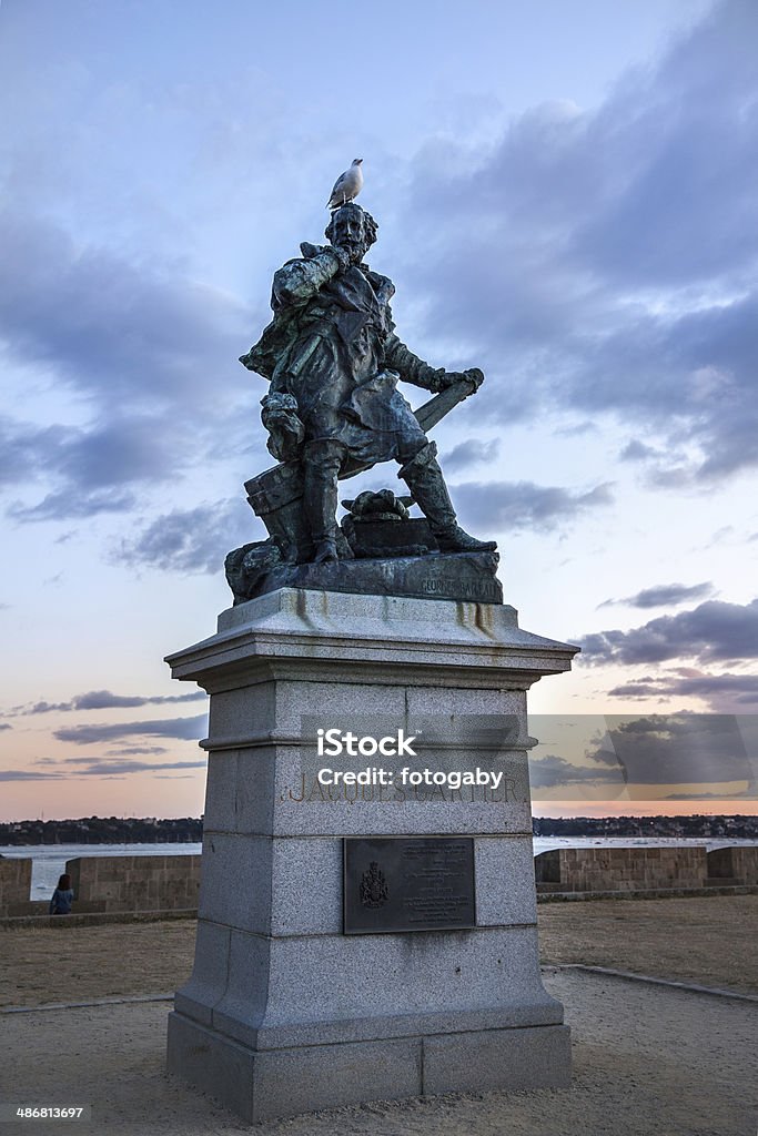 Saint Malo , Jacques Cartier monument Jacques Cartier (December 31, 1491 – September 1, 1557) was a French explorer Jacques Cartier Stock Photo