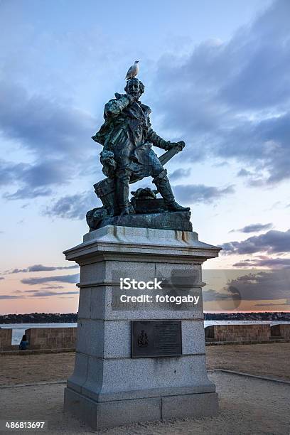 Saint Malo Jacques Cartier Monument Stock Photo - Download Image Now - Jacques Cartier, St-Malo, Brittany - France