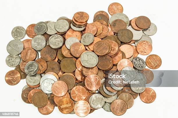 Money Coins 1 Stock Photo - Download Image Now - 2015, Banking, British Currency