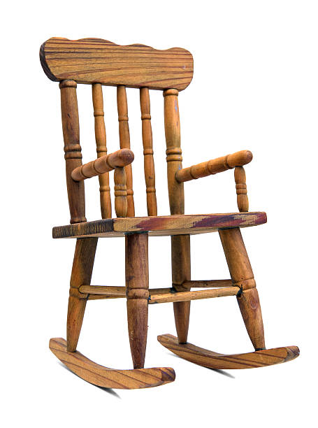 istock Wooden rocking chair 486821204