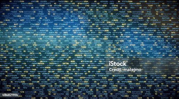 It Background Hexadecimal Code A06 Stock Photo - Download Image Now - Coding, 2015, Abstract