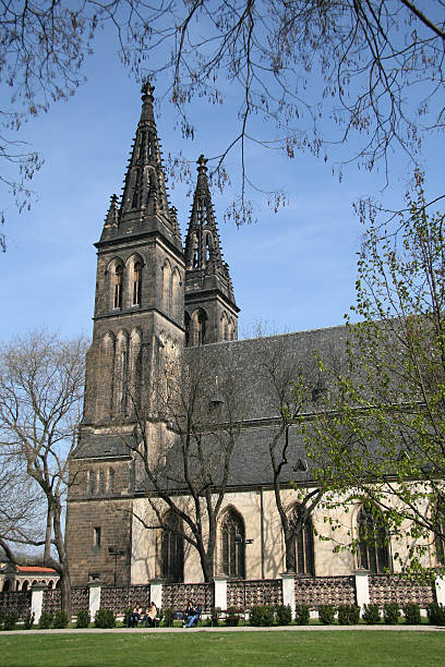 istock Basilica in Vysehrad, Prague, Czech Republic 486822970