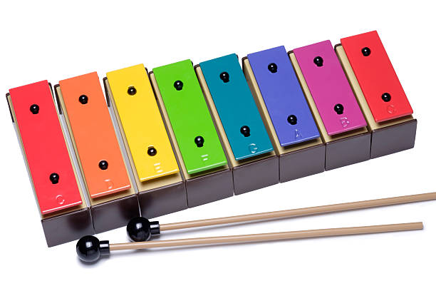istock colorful xylophone isolated on white background. 486824014