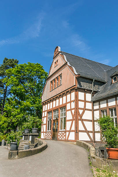 Bad Nauheim, Germany- June 4, 2015: the old inhalatorium in Bad Nauheim, Germany serves as public library nowadays.